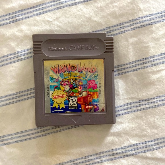 Gameboy Color System Console Teal Nintendo Handheld w/WarioLand game Bundle - Picture 4 of 5